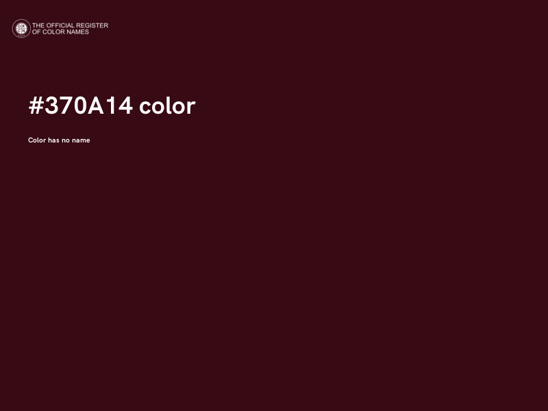#370A14 color image