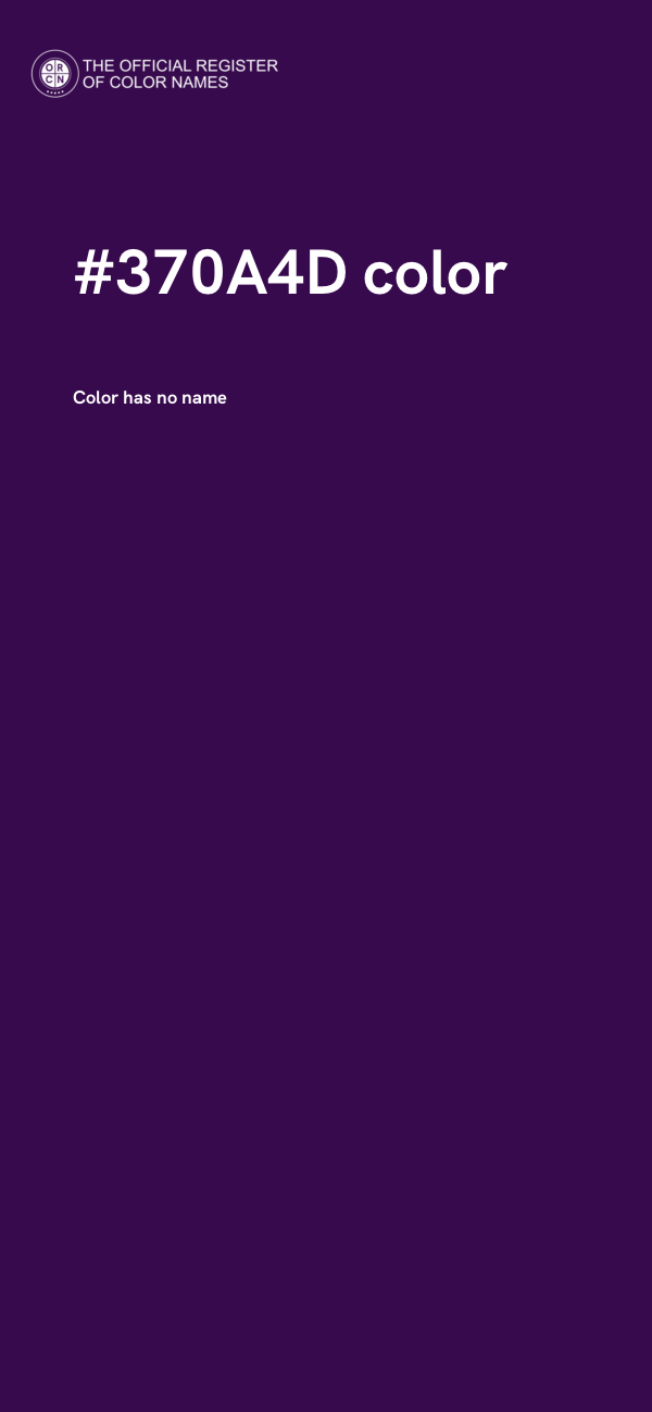 #370A4D color image