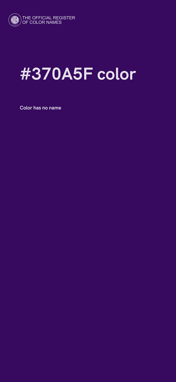 #370A5F color image