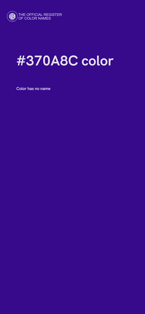 #370A8C color image
