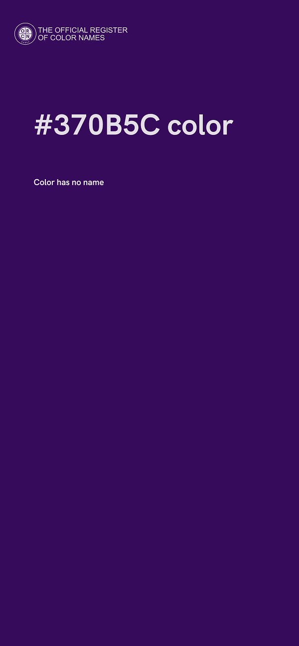 #370B5C color image