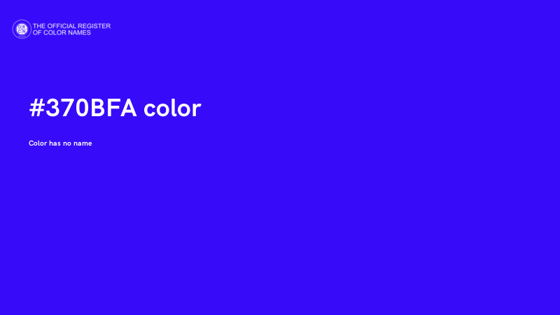 #370BFA color image
