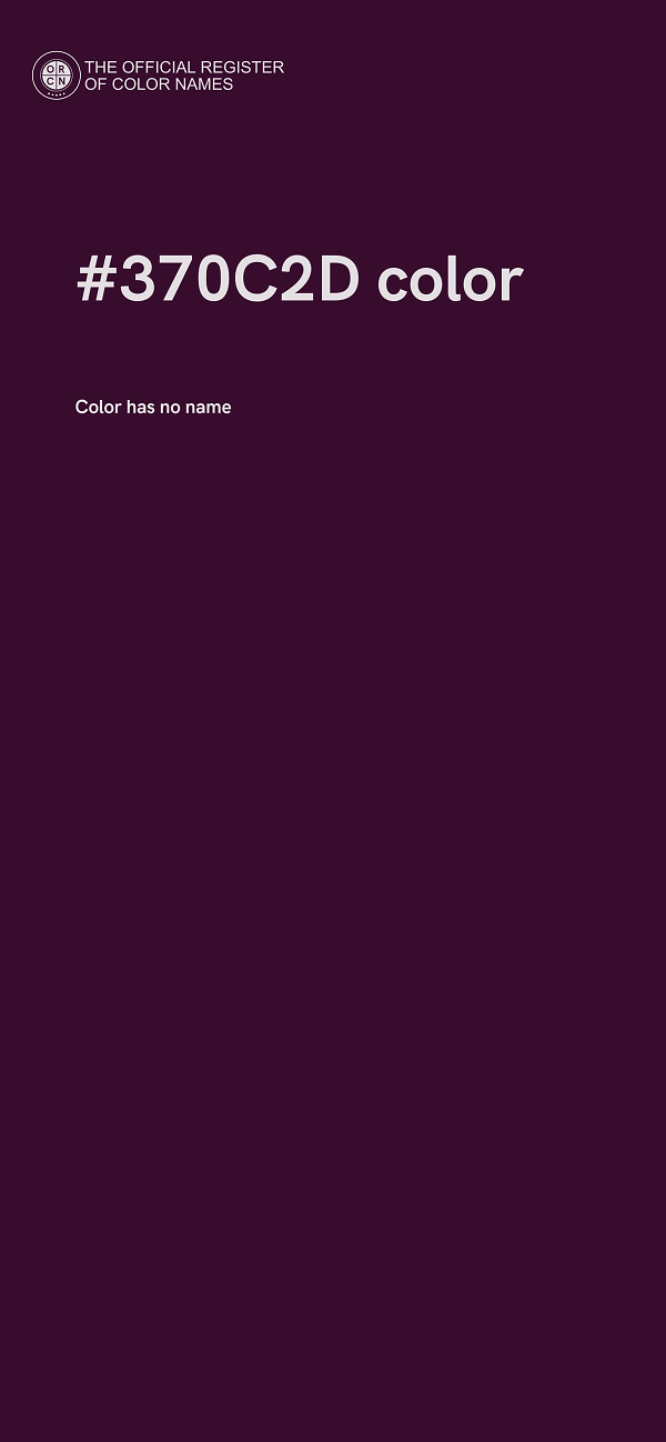 #370C2D color image