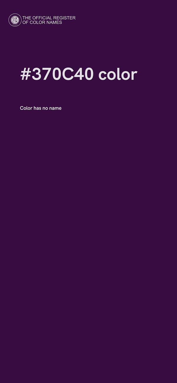 #370C40 color image