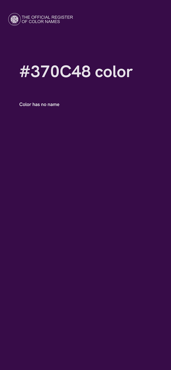 #370C48 color image