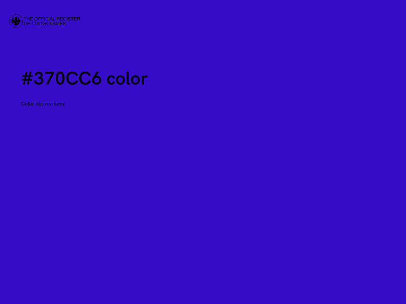 #370CC6 color image