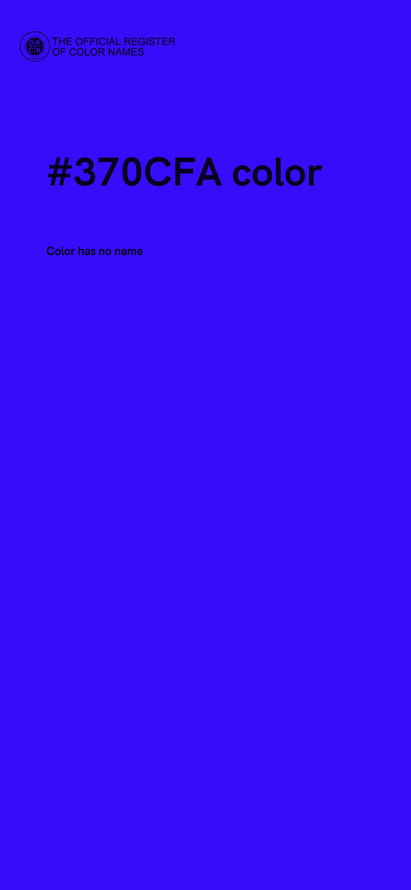 #370CFA color image