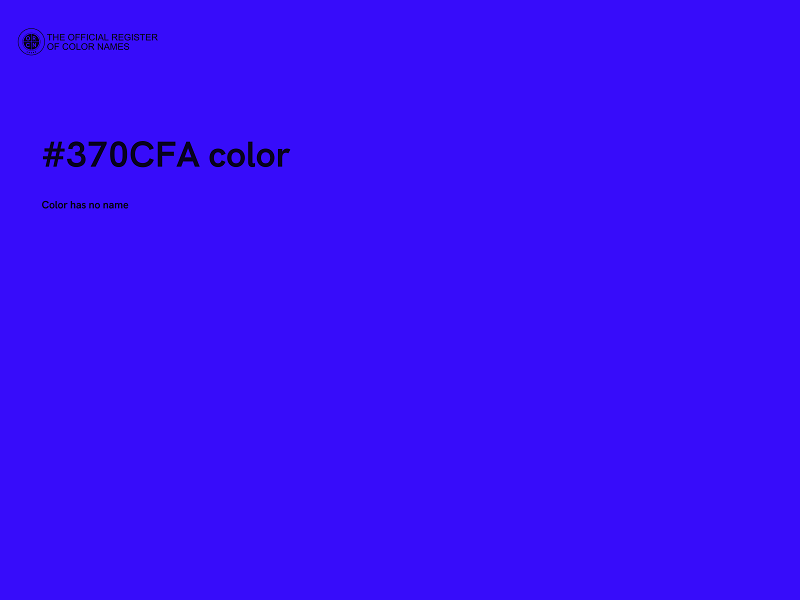 #370CFA color image