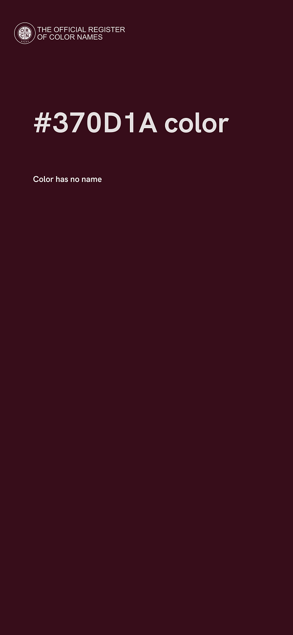 #370D1A color image