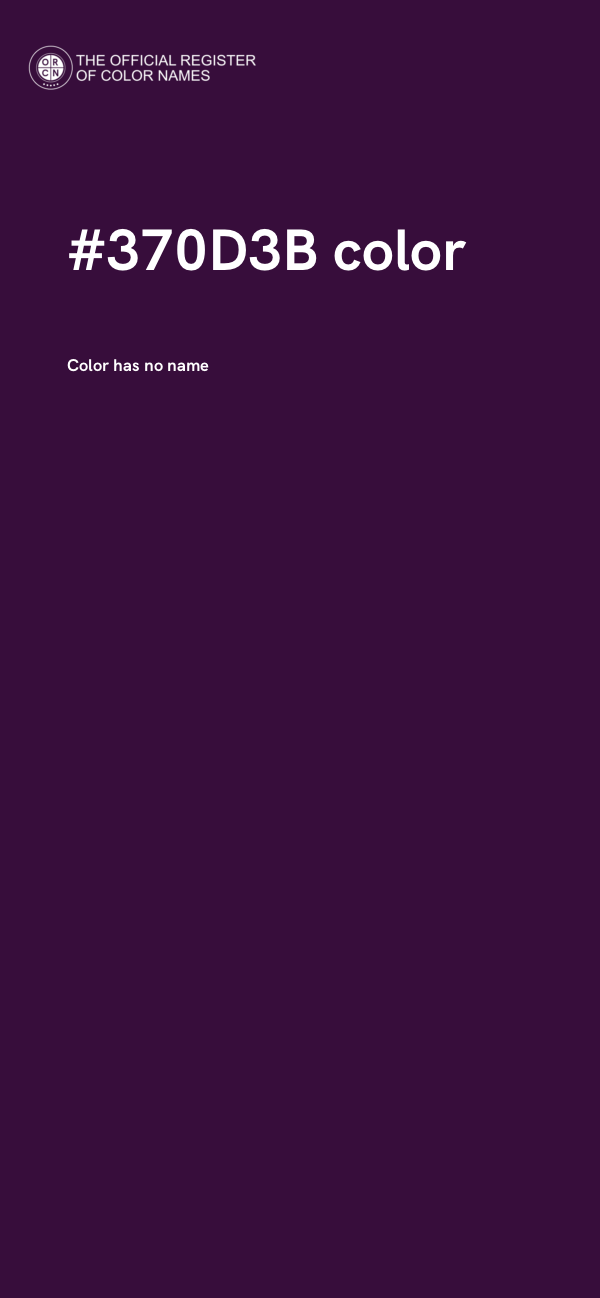 #370D3B color image