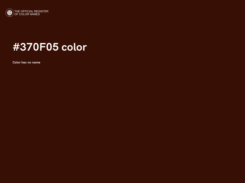 #370F05 color image