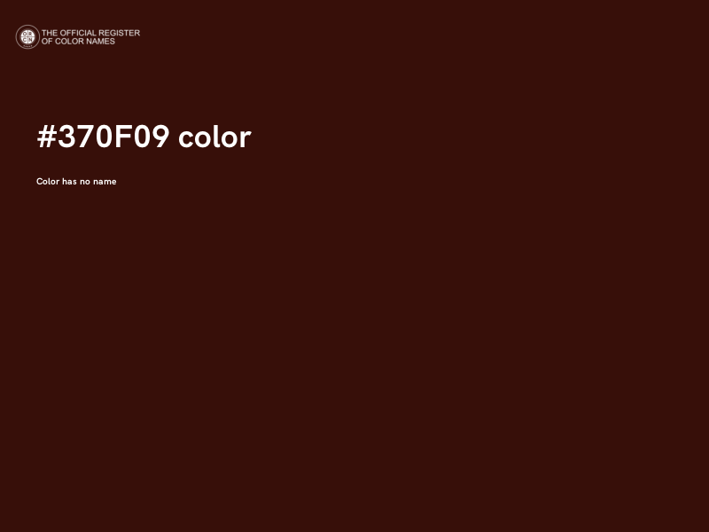 #370F09 color image