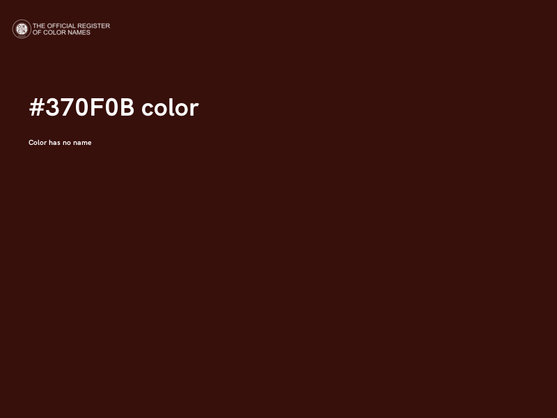 #370F0B color image