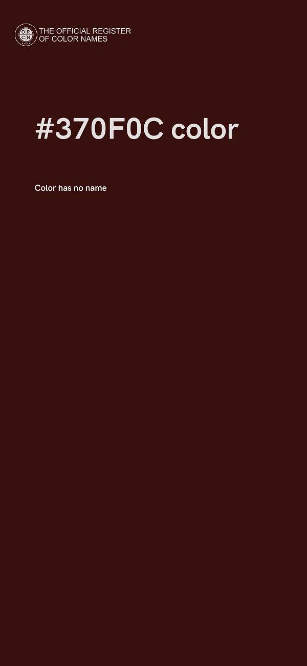 #370F0C color image