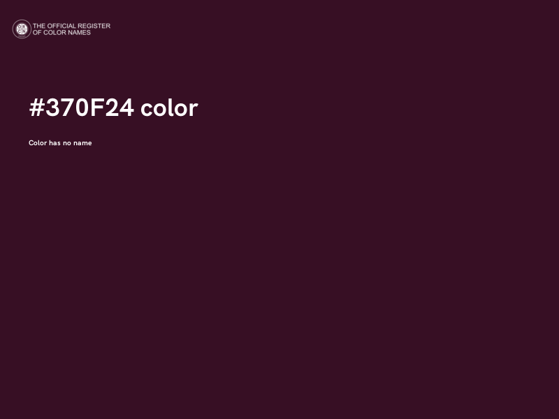 #370F24 color image