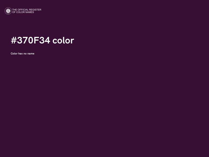 #370F34 color image
