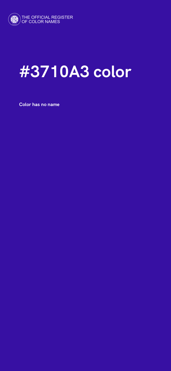 #3710A3 color image