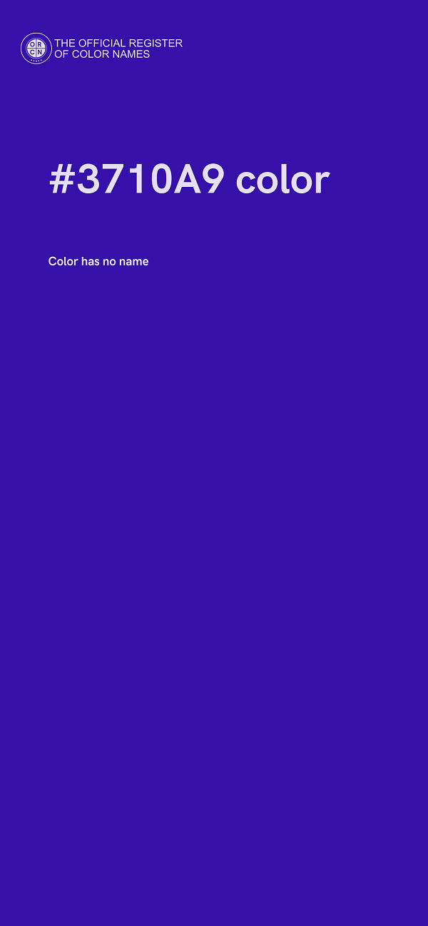 #3710A9 color image