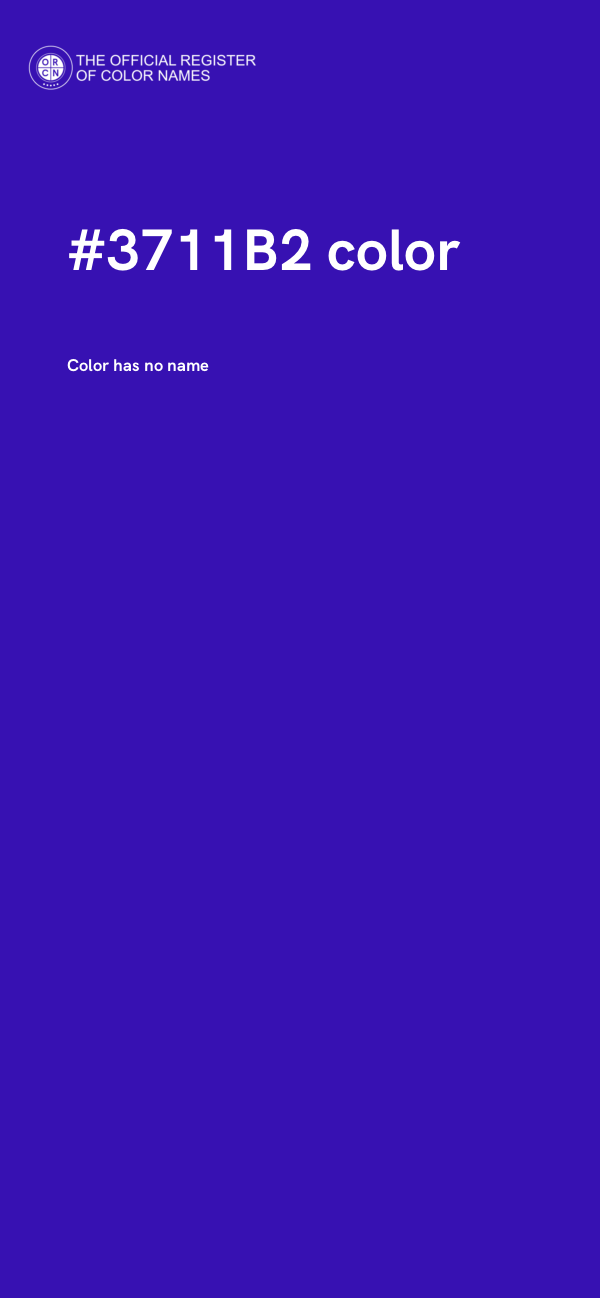 #3711B2 color image