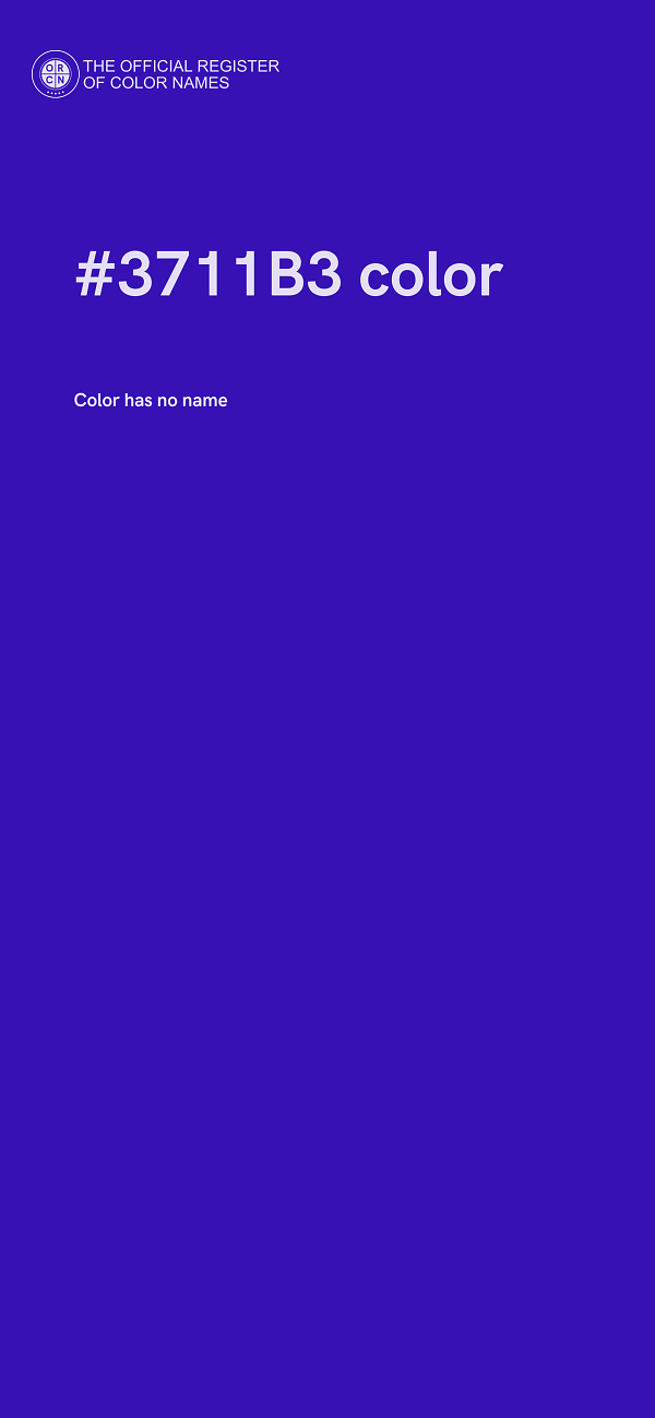 #3711B3 color image