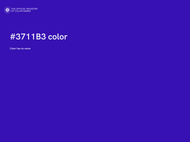 #3711B3 color image