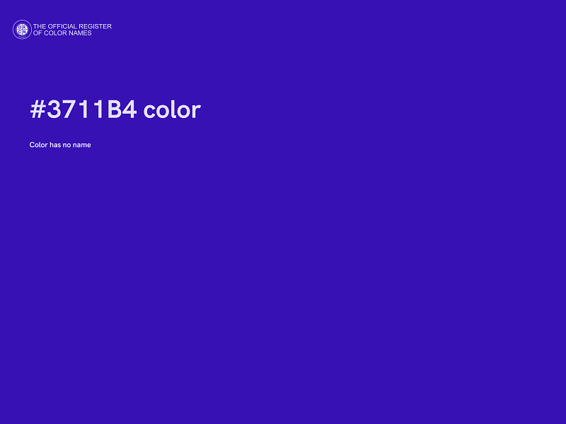 #3711B4 color image