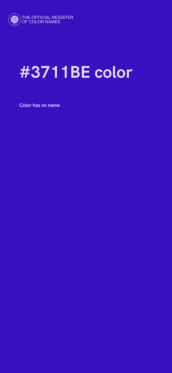 #3711BE color image