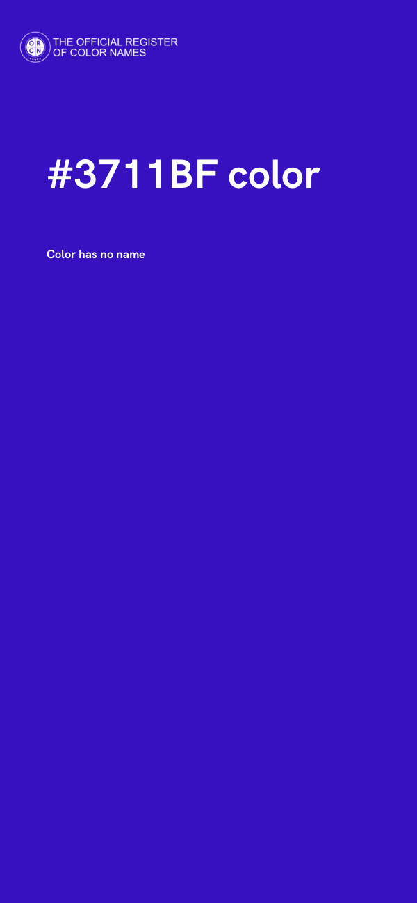 #3711BF color image