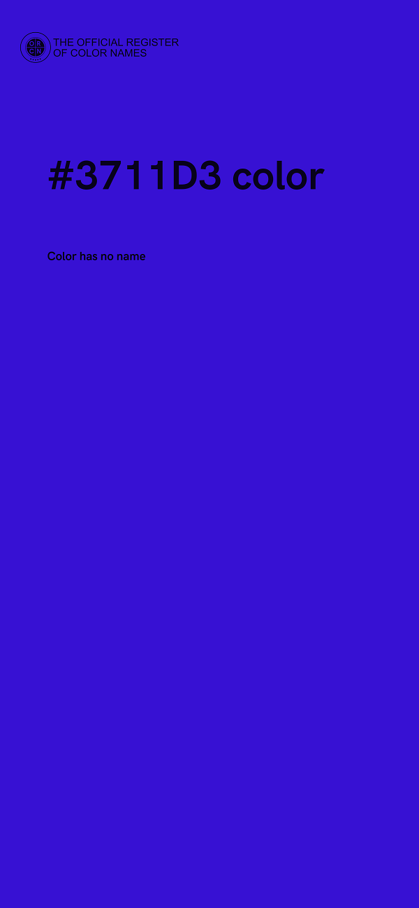 #3711D3 color image