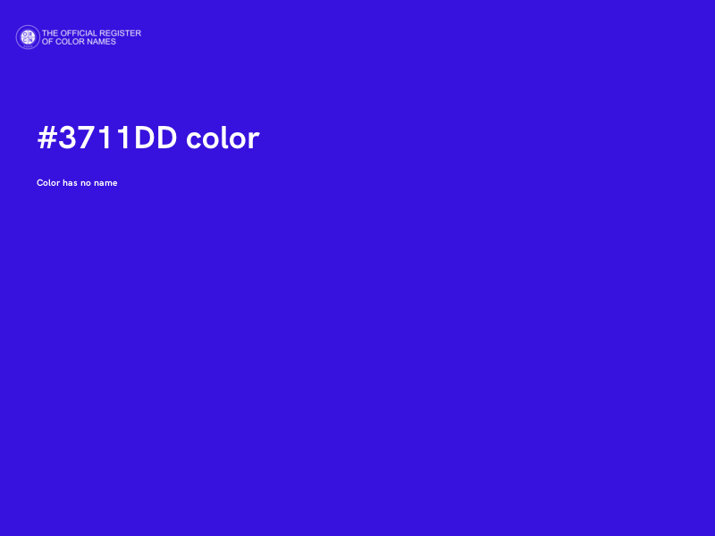 #3711DD color image