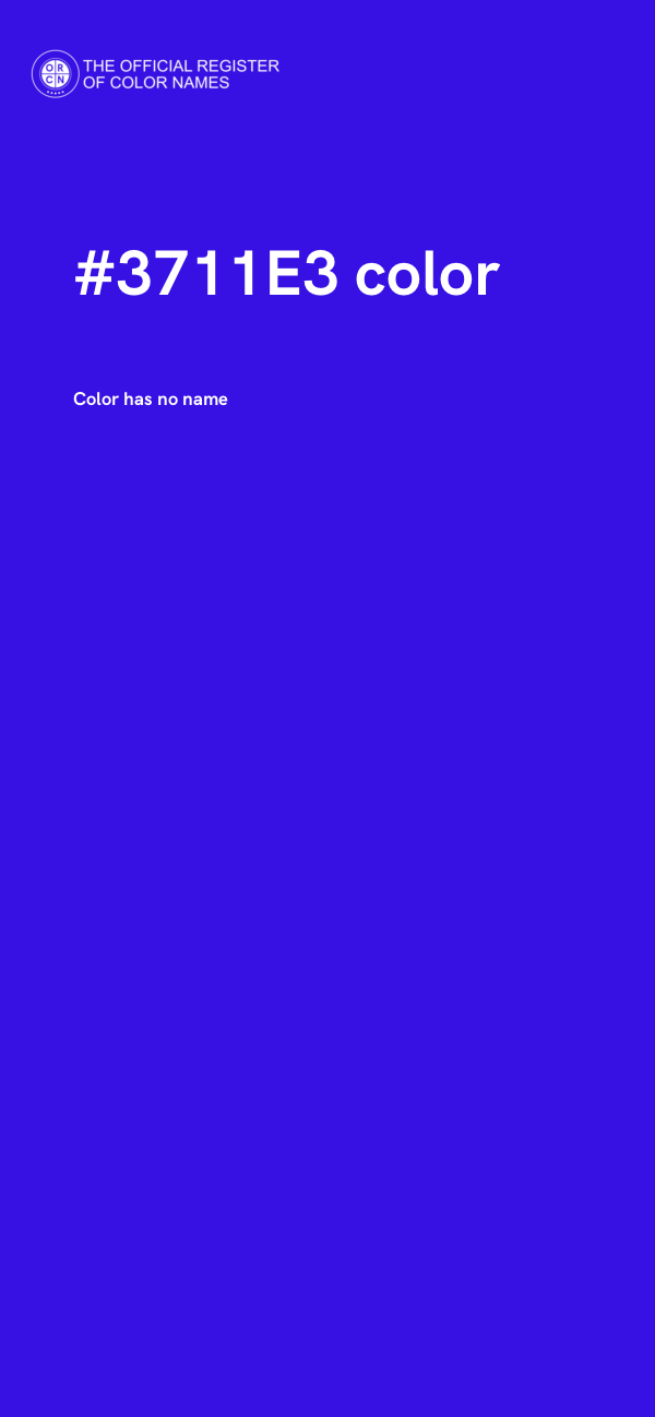 #3711E3 color image