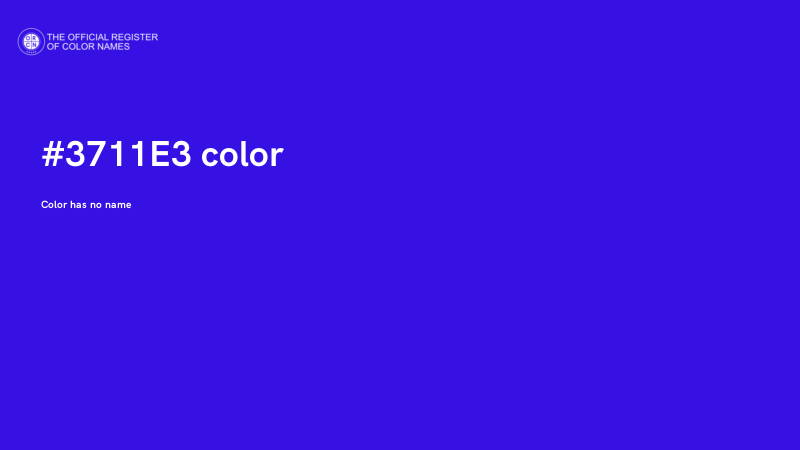 #3711E3 color image