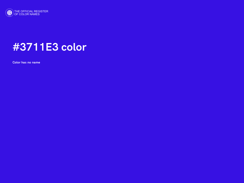#3711E3 color image