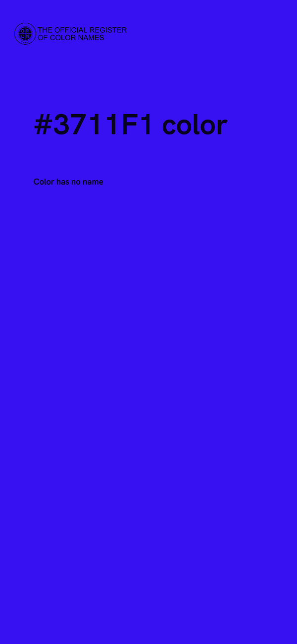 #3711F1 color image