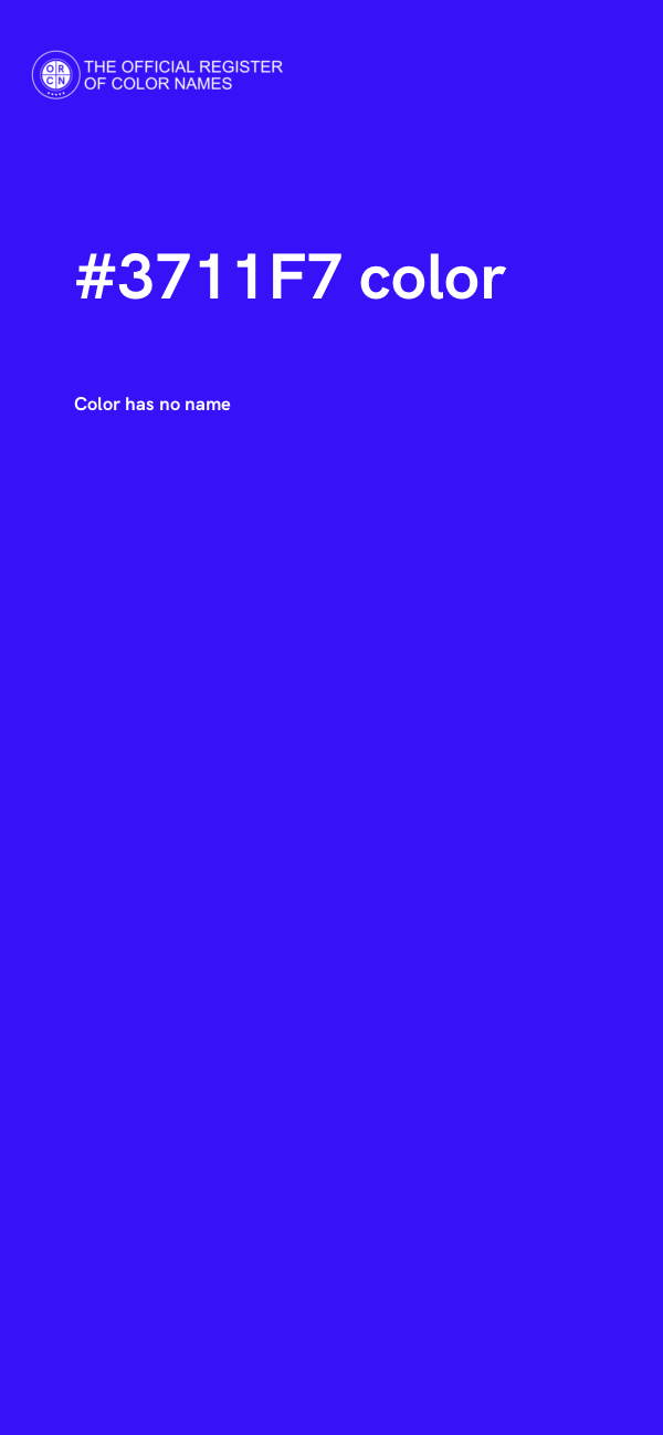 #3711F7 color image
