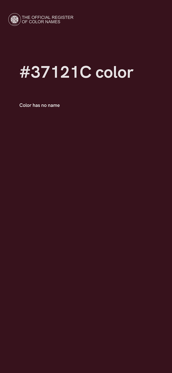 #37121C color image