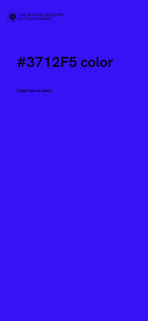 #3712F5 color image
