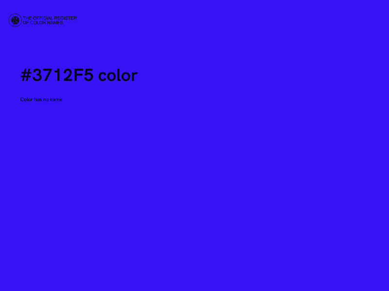 #3712F5 color image