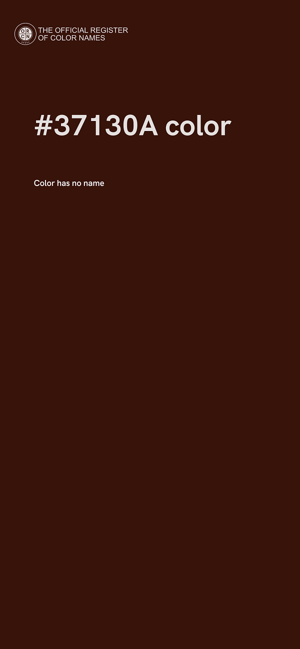 #37130A color image