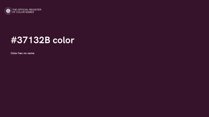 #37132B color image