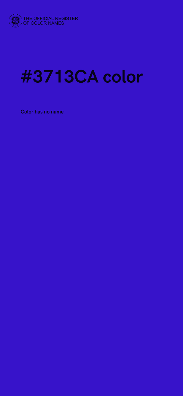 #3713CA color image