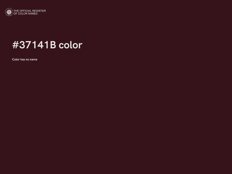 #37141B color image