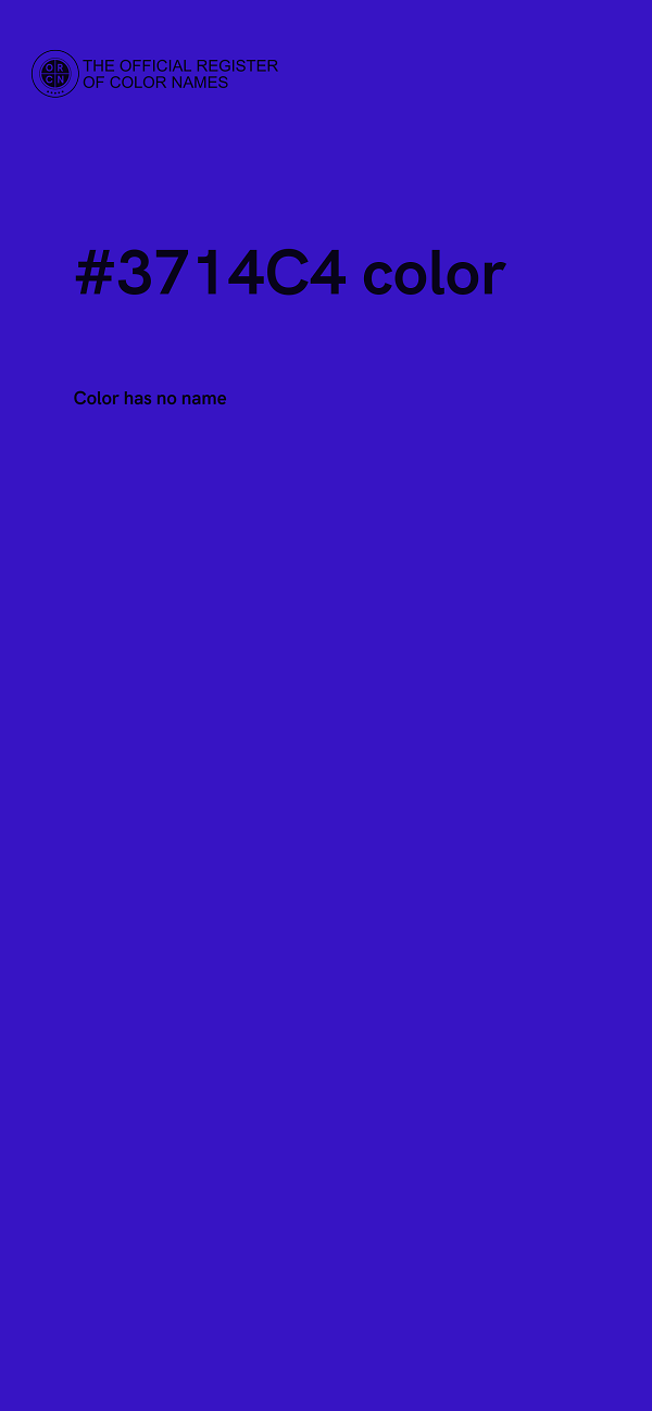 #3714C4 color image