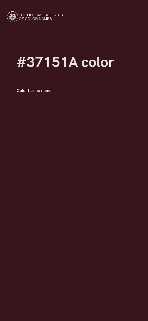 #37151A color image