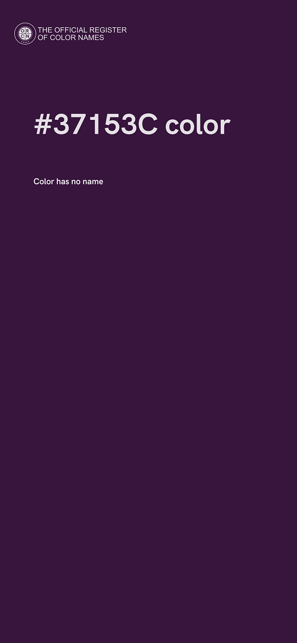 #37153C color image