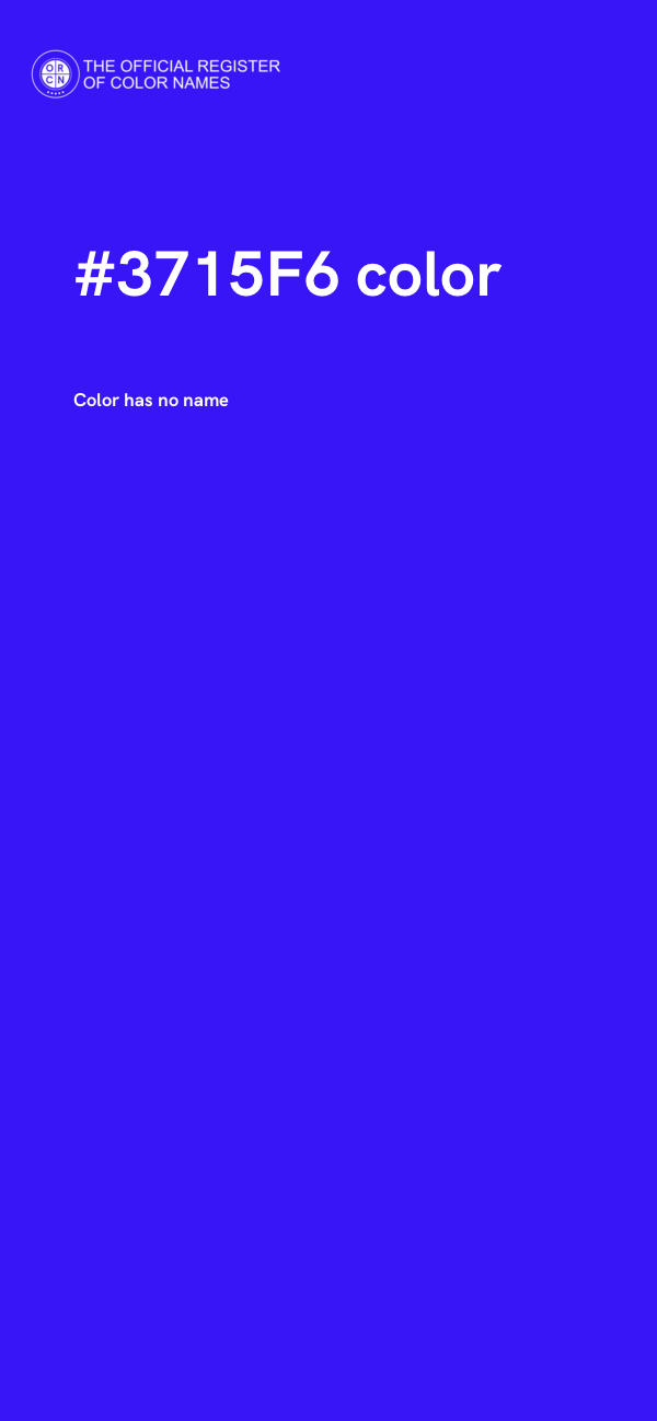 #3715F6 color image