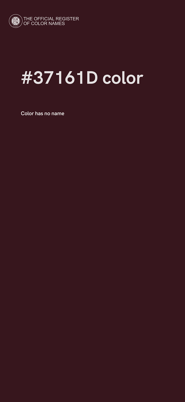 #37161D color image