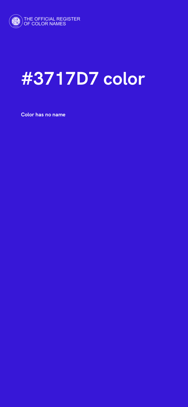 #3717D7 color image