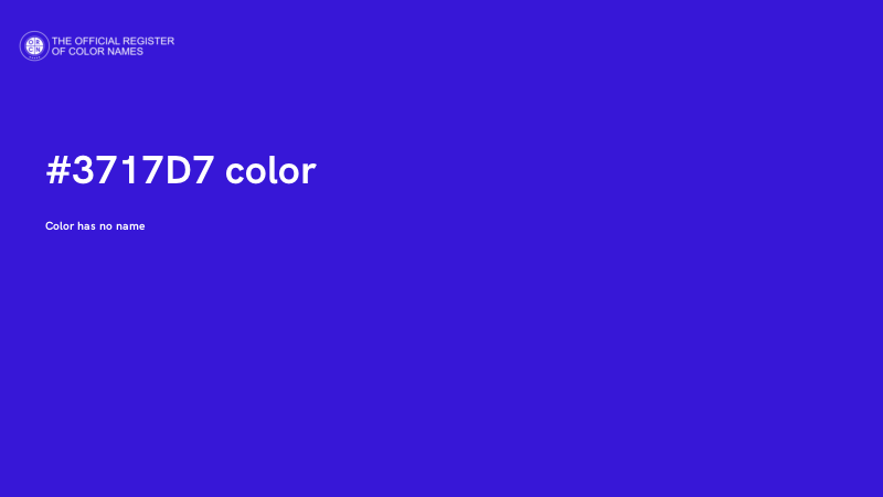 #3717D7 color image