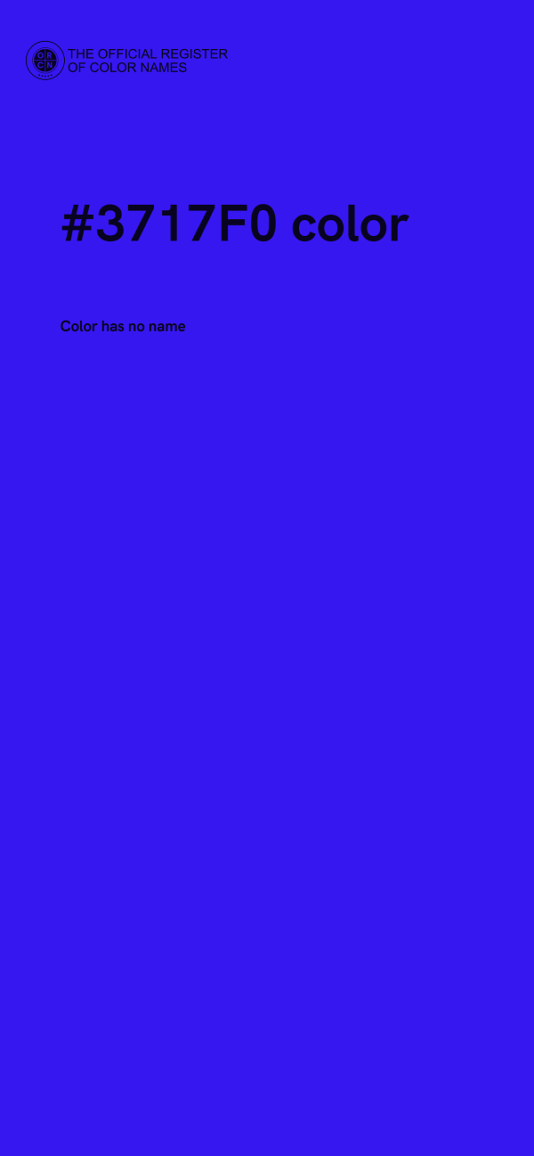 #3717F0 color image